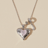Custom Diamond Heart Necklace